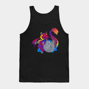 Gay Pride Pocket Dragon Tank Top